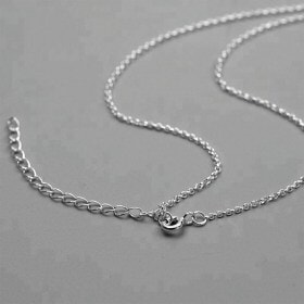 Handmade-Fashion-Flower-Pot-silver-necklace-chain (12)